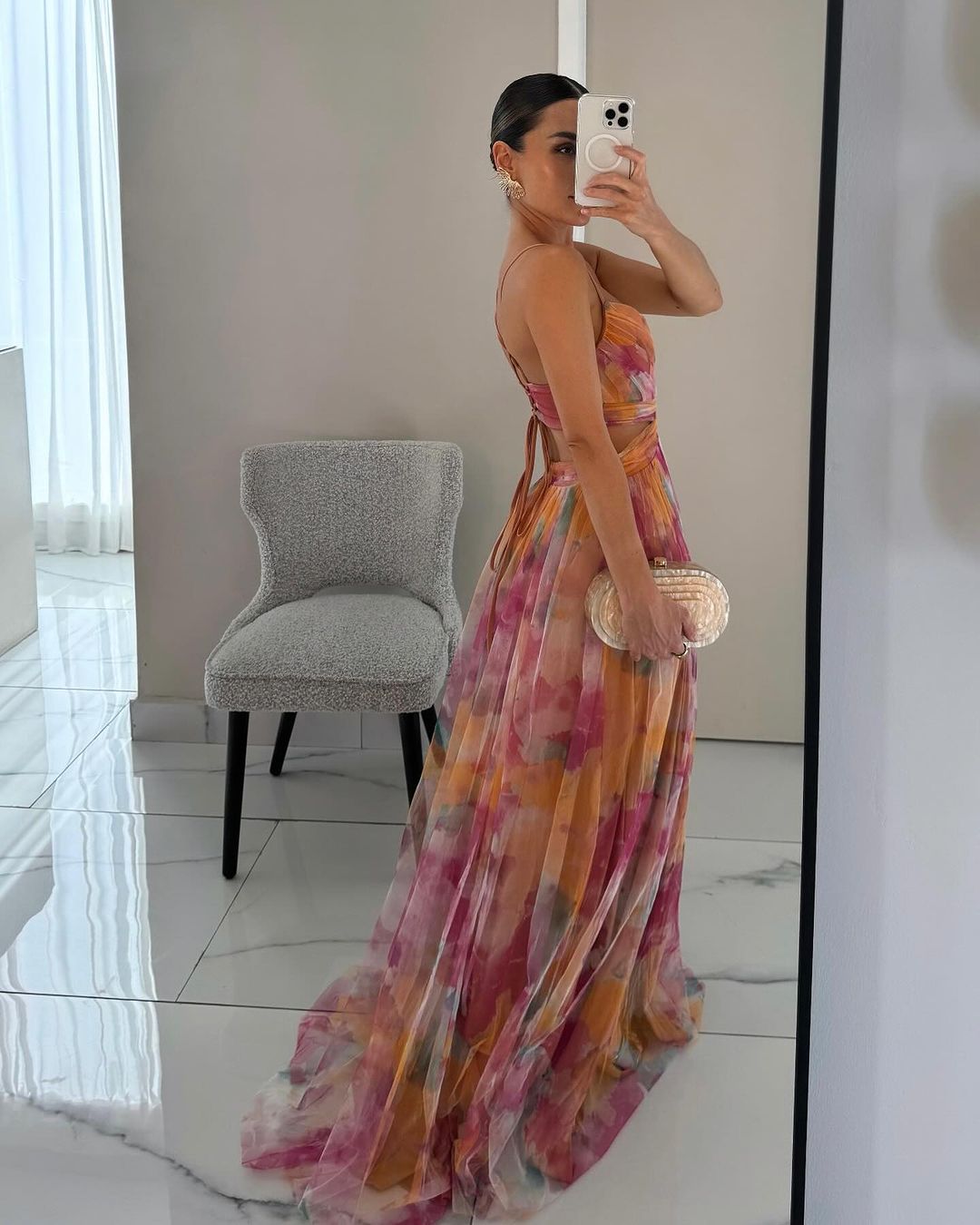 Bella - Elegant Floral Maxi Dress
