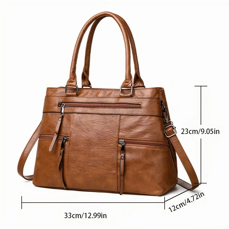 Eleanor - Leather Tote Bag