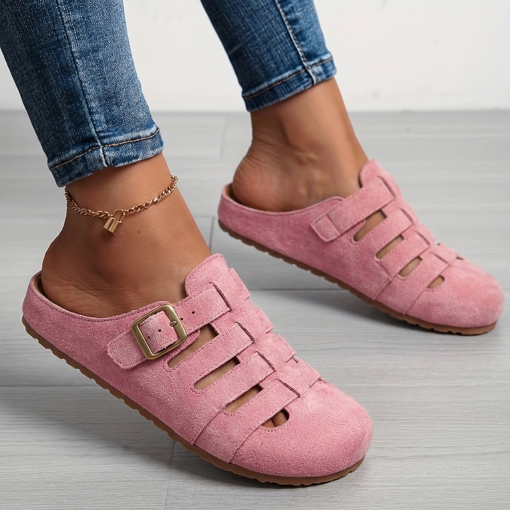 Comfortable slip-on mules