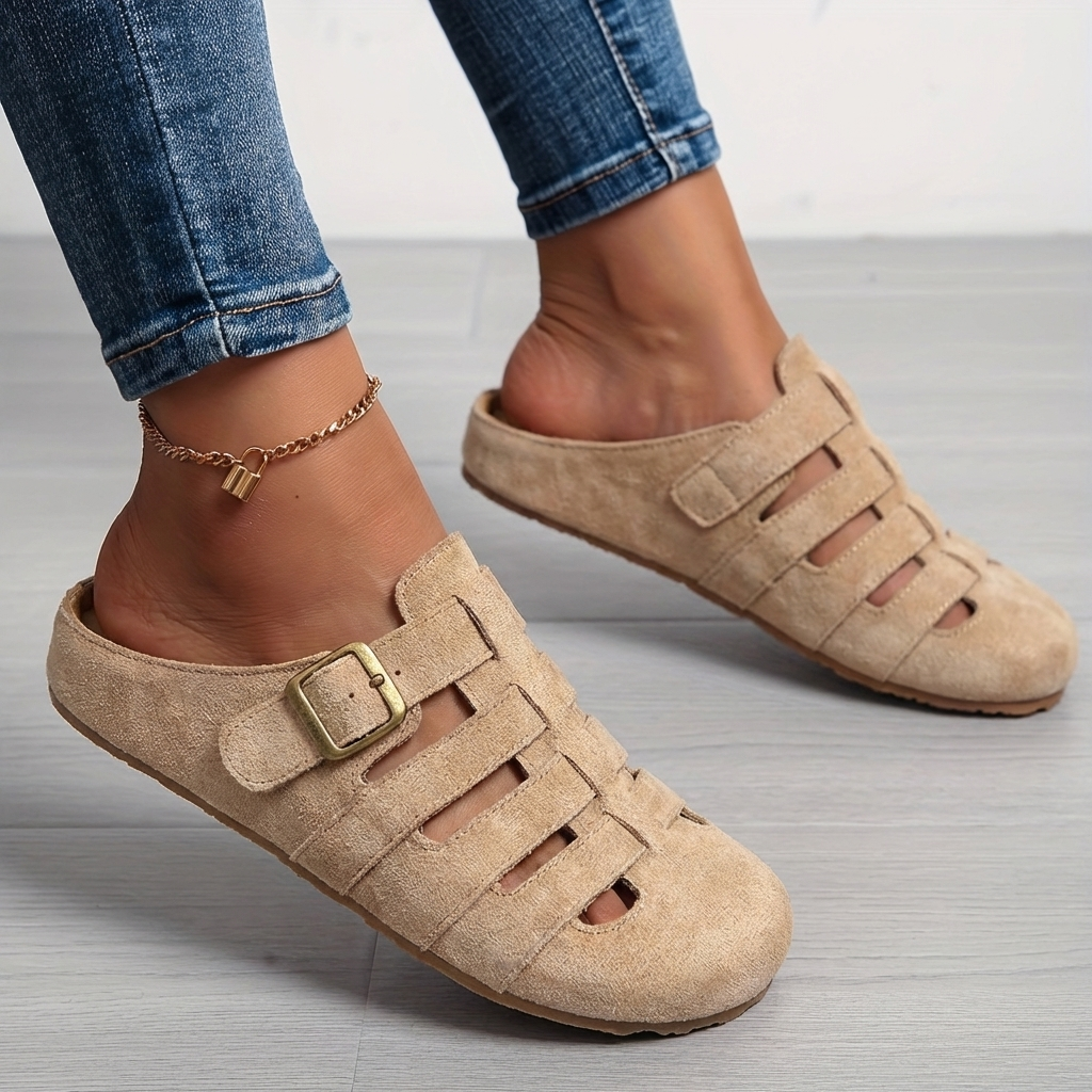 Comfortable slip-on mules