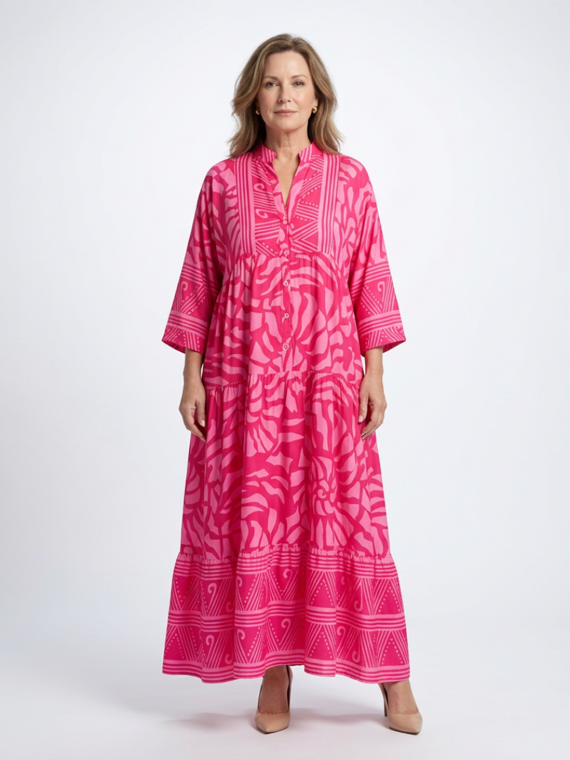 Marielle - Button Front Midi Dress